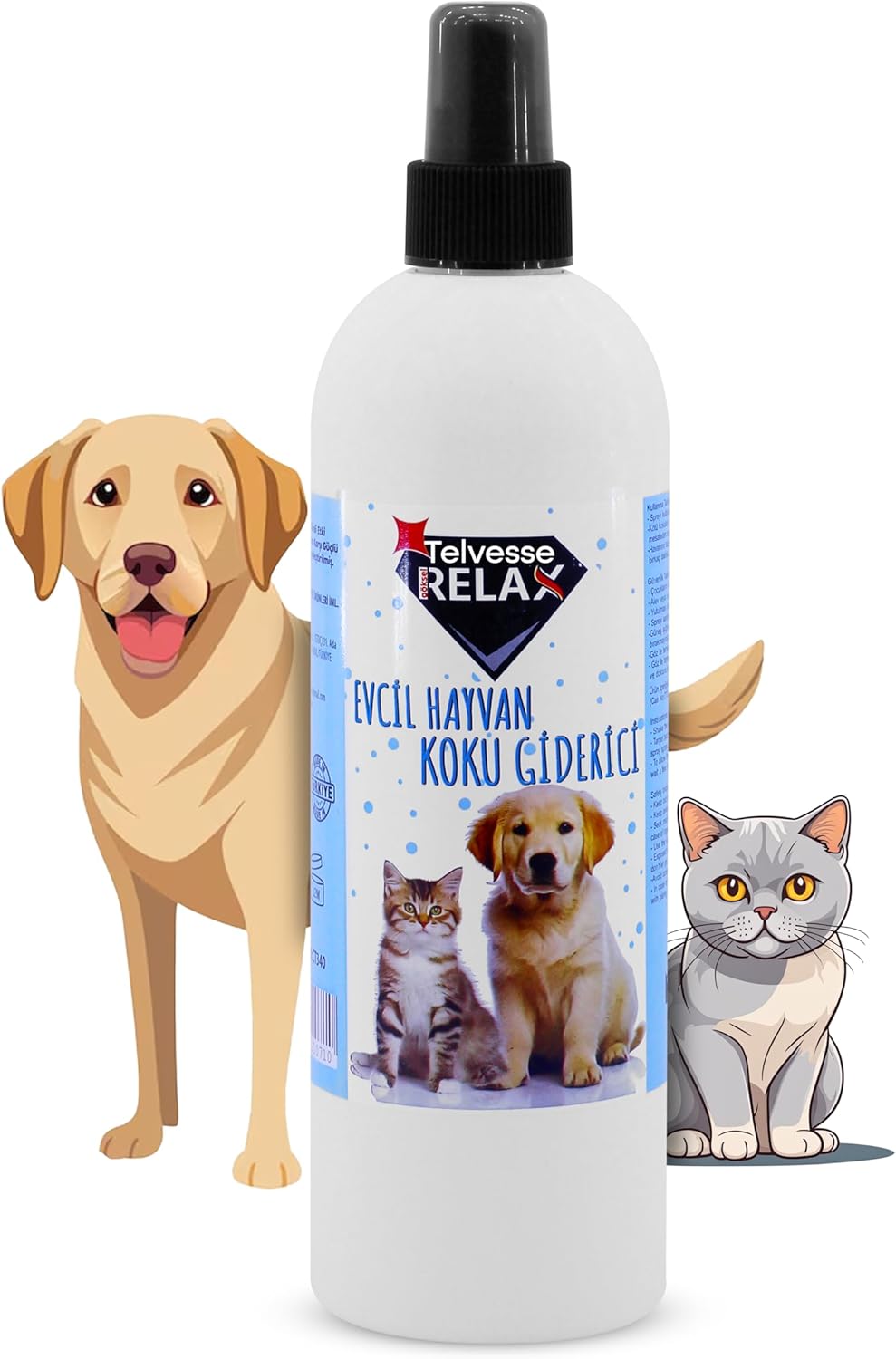 Evcil Hayvan ve Kötü Koku Giderici Sprey PET Freş Oda Kokusu Hoş Fresh Kokulu 400 mL