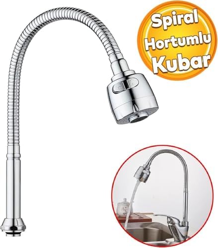Alternative view of Hareketli Dönebilen Hortumlu Musluk Ucu İki Fonksiyonlu Su Tasarruflu ve Esnek Tasarım Modern Kullanım