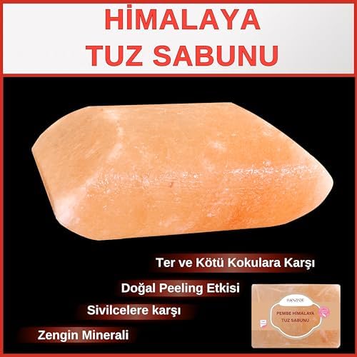 Alternative view of Bitkisel Himalaya Tuz Sabunu 300-350 Gr Zengin Mineralli Doğal Saf Pembe Himalaya Kaya Tuzu Sabunu Doğal Peeling