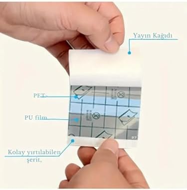 Alternative view of Octacare Şeffaf Pu Banyo Ve Dövme Bandı Tıbbi Su Geçirmez Rulo Flaster Yara Örtusu 10cmx10m