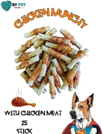 Tavuk Sargılı Köpek Ödül Maması, Tavuklu Munchy, 25 Stick