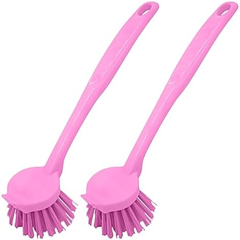 Lavabo Temizleme Fırçası, 2 Adet (Pembe)