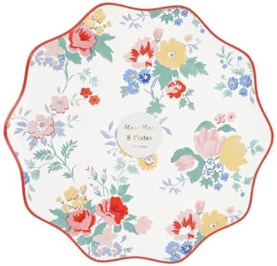 - Floral Tabaklar - M - 8 Adet