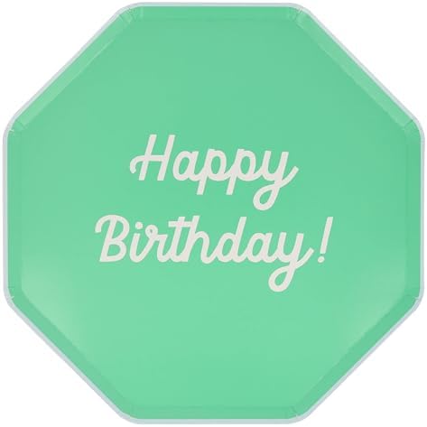 Alternative view of - Happy Birthday Tabaklar - L - 8 Adet