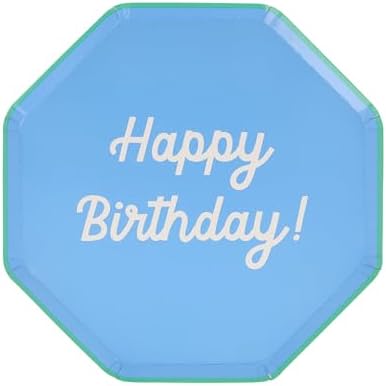 - Happy Birthday Tabaklar - M - 8 Adet
