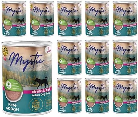 Mystic Yetişkin Köpek Biftekli Pate 400 Gr x 12 adet