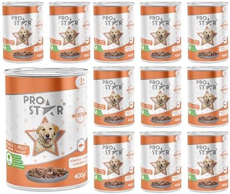Alternative view of Prostar Yetişkin Köpek Somonlu ve Jöleli Konserve Mama 400 Gr x 12 adet