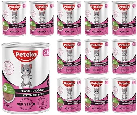 Yavru Kedi Tavuklu Pate 400 Gr x 12 adet