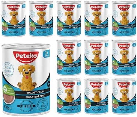 Yetişkin Köpek Balıklı Pate 400 Gr x 12 adet