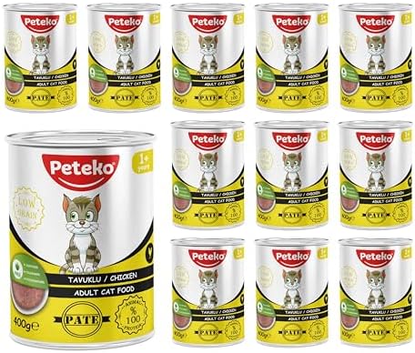 Yetişkin Kedi Tavuklu Pate 400 Gr x 12 adet