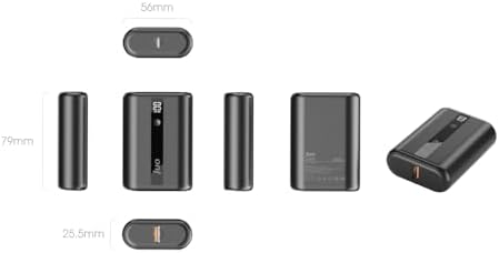22.5W 10000mAh Led Ekranlı Mini Powerbank Taşınabilir Hızlı Şarj Cihazı