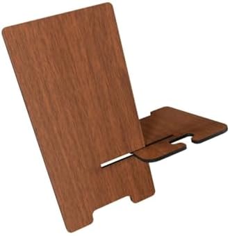 Alternative view of Ahşap Masa Üstü Telefon/Tablet Tutucu Sabitleme Aparatı Tripot Ahşap Tek Ebat Cmltrtt001