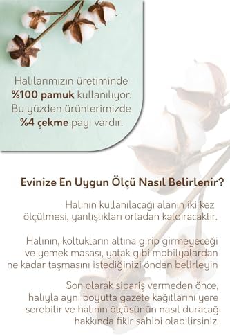 Alternative view of Dizayn Detals Şönil Kaymaz Pamuk Tabanlı Yıkanabilir Antibakteriyel Mutfak Halısı 80x150