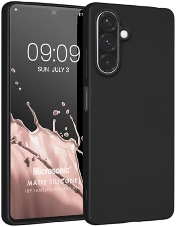 Silicone Galaxy A26 Kılıf Siyah [Galaxy A26 ile Uyumlu Kılıf - Siyah]