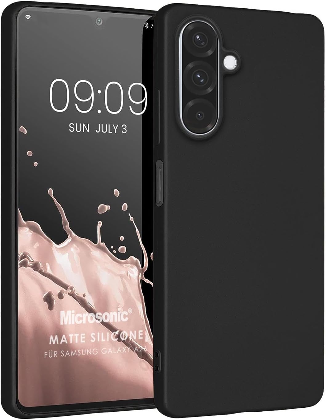 Alternative view of Silicone Galaxy A26 Kılıf Siyah [Galaxy A26 ile Uyumlu Kılıf - Siyah]