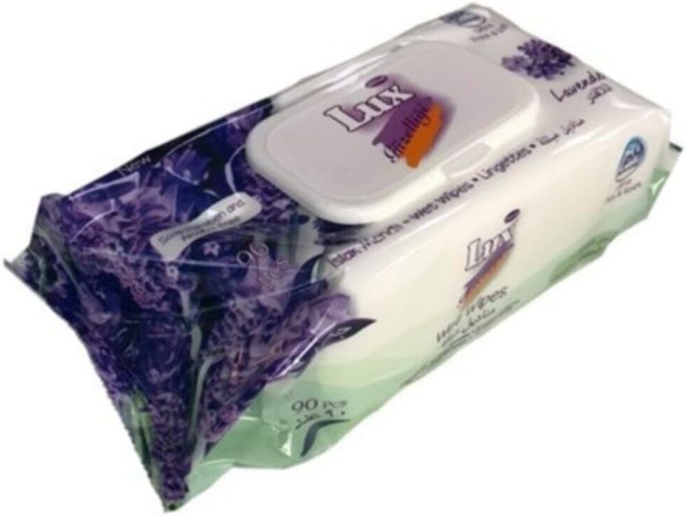 Alternative view of Lux Islak Havlu Mendil 90 Yaprak Lavanta Tekli Pk Plastik Kapaklı