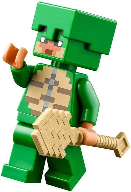 Alternative view of Lego Minecraft - Skin Warrior Orijinal Minifigür 5701282324032