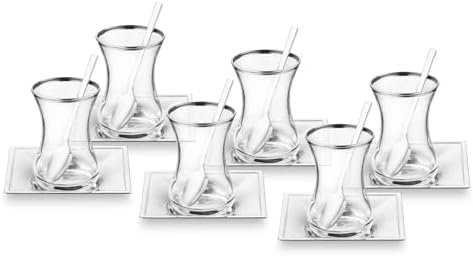 18 Parça 6 Kişilik Çay Seti