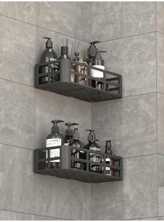 Alternative view of Life 2 Adet Düzenleyici Yapışkanlı Banyo Organizer Duş Rafı MIT1146