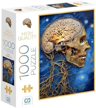 Zihin 1000 Parça 2,2mm Kalınlık 48x68cm Profesyonel Hobi Puzzle Yapboz Serisi
