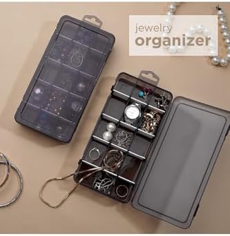 Life 2 Adet Ayraçlı Askılı Füme Takı Organizer Düzenleyici Kutusu MIT1148