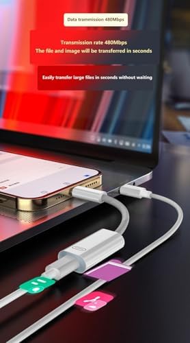 45W Type C to Lightning Kulaklık Dönüştürücü Hızlı Şarj iPad Yuva Çevirici Müzik Dinleme Arama OTGKLK