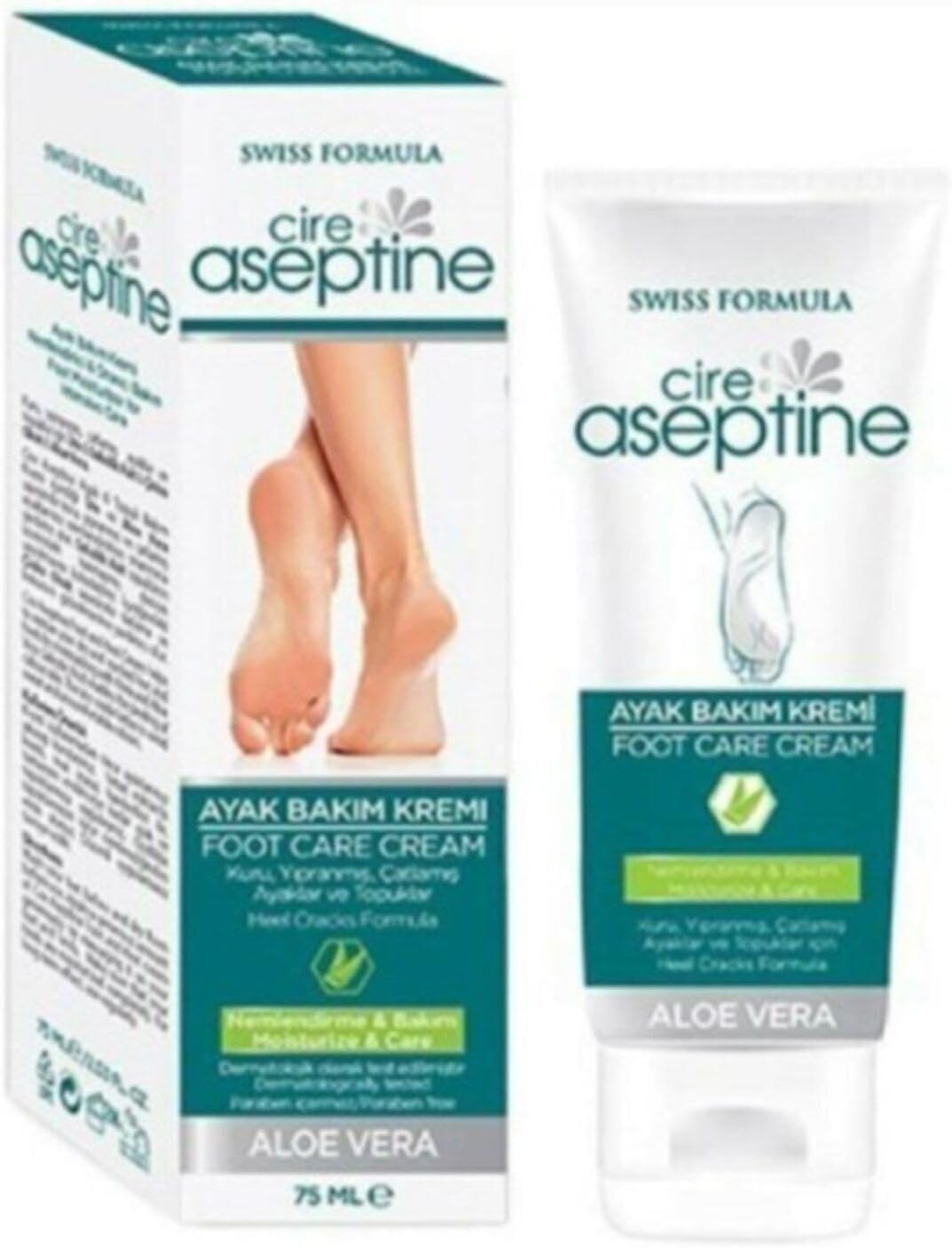 Alternative view of Cıre Aseptıne Ayak Bakım Kremi Aloe 75 Ml Tüp