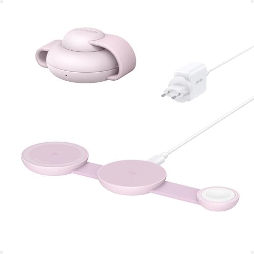 Alternative view of MagGo 3in1 Kablosuz Katlanır Şarj B25M8, Pembe