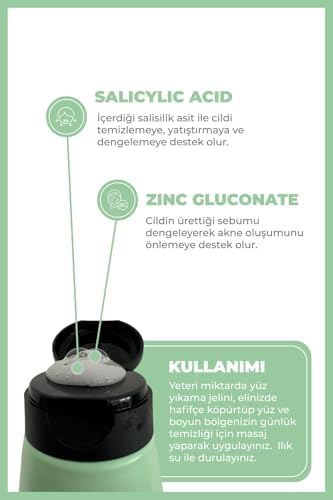 Yağlı Akneye Yatkın Cilt Temizleme Jeli 100 ml ve Besleyici Multi Vitamin Jel Tonik 30 ml
