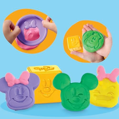 Play-Doh Junior Happy Üst Üste Dizilebilir Okul Öncesi Oyuncak Seti
