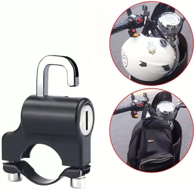 Alternative view of Üniversal Boyutu Ayarlanabilir Motosiklet Motor Bisiklet Kask Kilit Evrensel Uyumlu Kask Kilidi