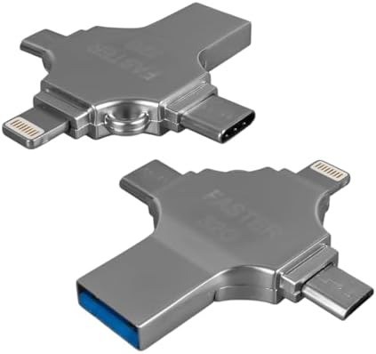 Alternative view of 4 in1 Metal 32 GB Bellek (USB - Type-C - Micro USB -)