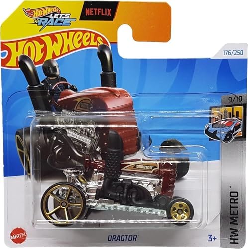 Dragtor - HTF04 - Short Card - Mattel – 1:64