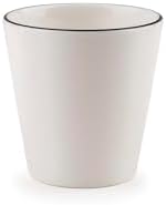Porselen Ekin 2 Parça Mug Bardak, Siyah Fileli