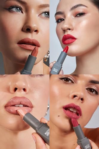 Alternative view of Yoğun Renk Veren Uzun Süre Kalıcı Nemlendirici Kadifemsi Mat Ruj - Lipstick 406 Soft Terracott