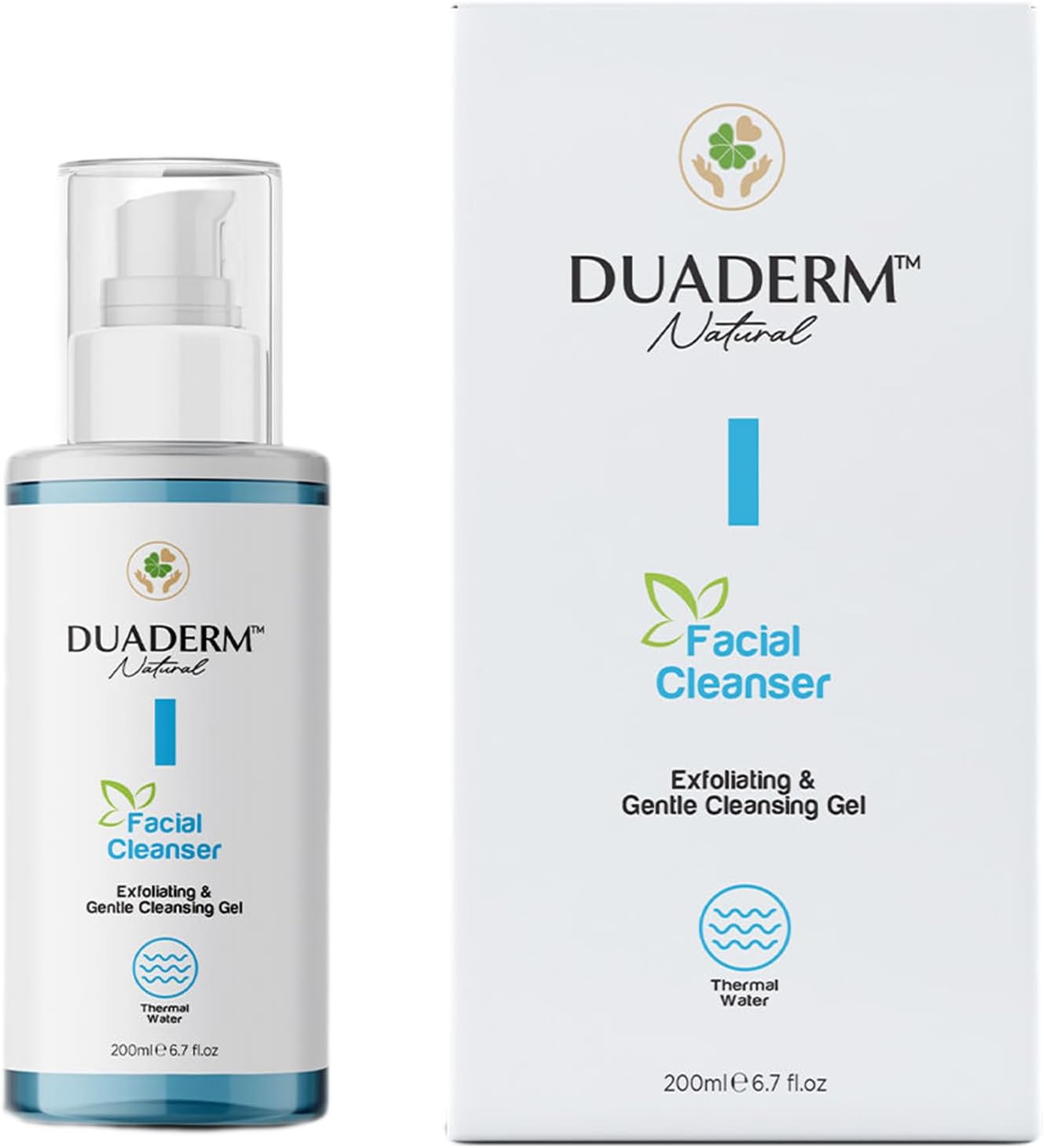 Duaderm Yüz Temizleme Jeli - Arındırıcı & Yatıştırıcı 200 ml - Besleyici & Nemlendirici