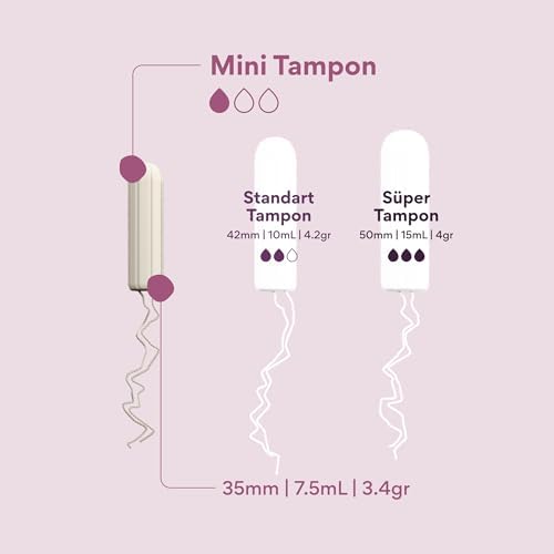 Alternative view of beije 10'lu Mini Tampon
