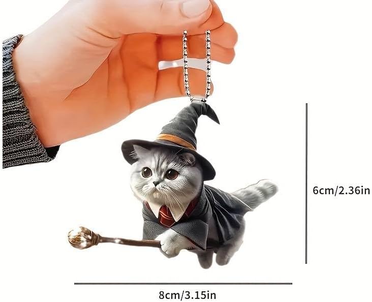 Alternative view of KEDİ ANAHTARLIK VE ARABA DİKİZ AYNA SÜSÜS (CADI)