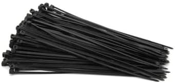 Siyah Kablo Bağı Plastik Cırt Kelepçe 4.8X300mm 30cm (100)