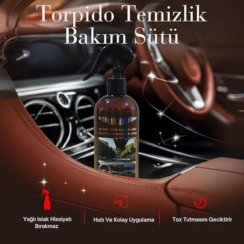 Car-Max Torpido Temizlik & Bakım Sütü, 400ml,