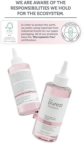The Purest Solutions Hassas Ciltler İçin Arındırıcı ve Aydınlatıcı PHA Pembe Tonik