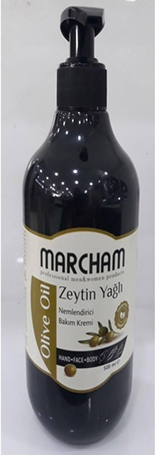 Zeytin Yağlı Nemlendirici Bakım Kremi El,Yüz,Vücut 500 Ml
