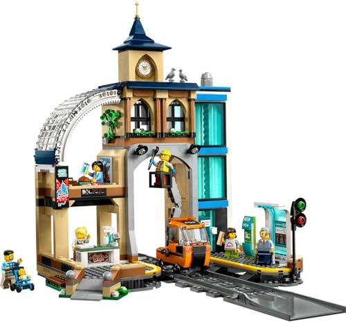 Alternative view of City Merkez Tren İstasyonu 60469 – Tren Modeli Seven 7 Yaş ve Üzeri Çocuklar için Raylı Sistem Temalı Yaratıcı Oyuncak Yapım Seti, Doğum Günü Hediyesi (752 Parça)