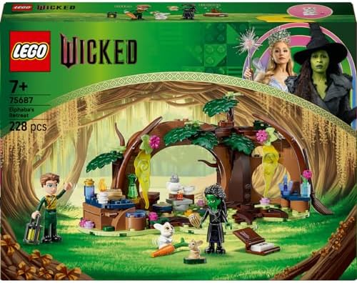Alternative view of Wicked Elphaba’nın Sığınağı 75687-7 Yaş ve Üzeri Kız ve Erkek Çocuklar için İnşa Edilebilen SIğınak, 2 Mini Bebek ve 2 Orman Hayvanı Figürü İçeren Yaratıcı Oyuncak Yapım Seti (228 Parça)