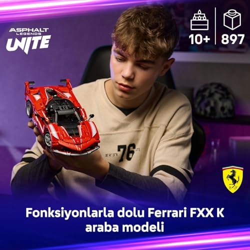 Alternative view of Ferrari FXX K 42212 – 10 Yaş ve Üzeri Çocuklar için STEM'e İlgi Uyandıran Model Araba Oyuncak Yapım Seti, Spor Araba Tutkunları İçin Yaratıcı Hediye Fikri ve Eğitici Oyun (897 Parça)