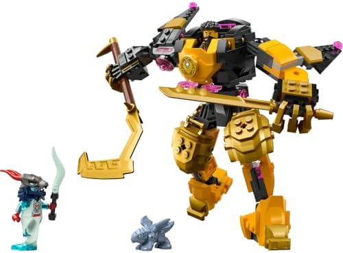 ’in Spinjitzu Savaş Robotu 71839-7 Yaş ve Üzeri Çocuklar için ve Hayalet Ejderinsan Savaşçı Minifigürleri ve Ejderha Modeli İçeren Yaratıcı Oyuncak Yapım Seti (213 Parça)