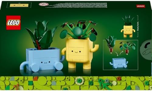 Alternative view of Botanicals Mutlu Bitkiler 10349 - Renkli Saksılar ile Dracaena ve Para Çiçeği İçeren Sevgililer Günü'ne Özel Yaratıcı Dekoratif Çiçek Yapım Seti (217 Parça)