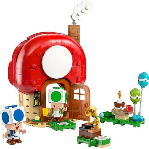 Alternative view of Super Mario Toad Evinde Parti 72041 – 7 Yaş ve Üzeri Çocuklar İçin Parti Temalı Yaratıcı Oyuncak Yapım Seti, Eğlenceli Oyun Deneyimi ve Hediye Fikri, Koleksiyonluk Model (276 Parça)