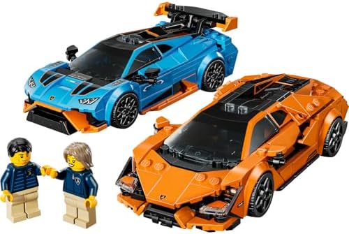Alternative view of Speed Champions Lamborghini Revuelto ve Huracán STO 77238 – 10 Yaş ve Üzeri Çocuklar İçin Çift Model Araba, Detaylı Yarış Arabaları ve Sürücü Figürleriyle Oyun ve Sergileme Yapım Seti (607 Parça)