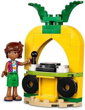 Tek Boynuzlu At ve Havuz Partisi 42658-5 Yaş ve Üzeri Kız ve Erkek Çocuklar için 2 Mini Bebek ve 1 Kedi Figürü İçeren Yaratıcı Oyuncak Yapım Seti, Hediye Fikri (99 Parça)
